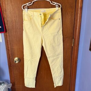 LOFT Sunny Yellow Jeans